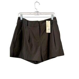 Calia High-Rise Shorts 3 Inch Inseam Black Pleated Athletic Size 10